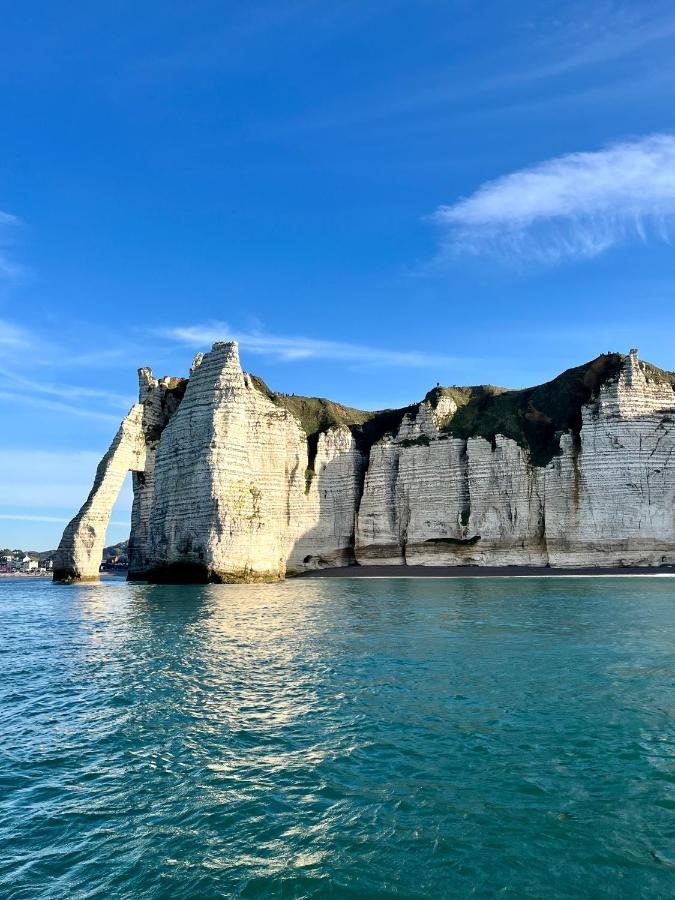 Au Pied Des Falaises Villa Fécamp Exteriör bild